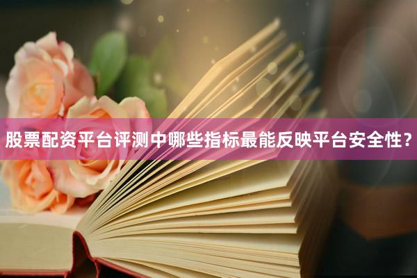 股票配资平台评测中哪些指标最能反映平台安全性？